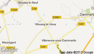 Plan de Moussy-le-Vieux