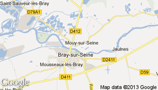 Plan de Mouy-sur-Seine