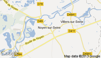 Plan de Noyen-sur-Seine