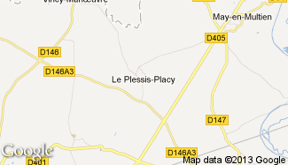 Plan de Le Plessis-Placy