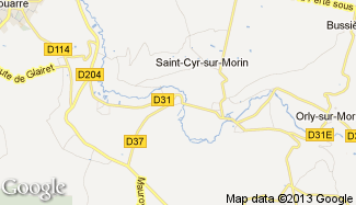 Plan de Saint-Cyr-sur-Morin