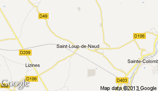 Plan de Saint-Loup-de-Naud