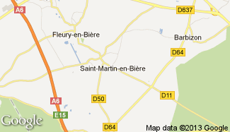 Plan de Saint-Martin-en-Bière