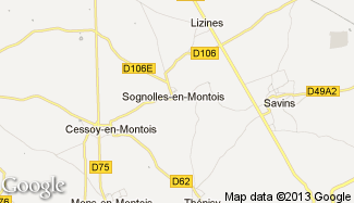 Plan de Sognolles-en-Montois