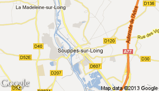 Plan de Souppes-sur-Loing