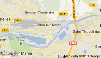 Plan de Vaires-sur-Marne