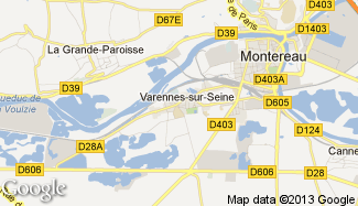 Plan de Varennes-sur-Seine