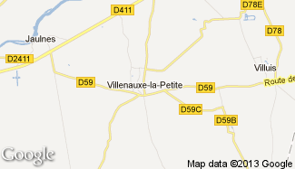 Plan de Villenauxe-la-Petite