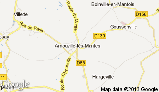 Plan de Arnouville-lès-Mantes