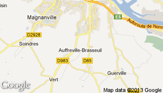 Plan de Auffreville-Brasseuil