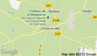 Plan de Cernay-la-Ville