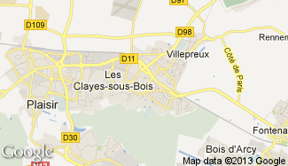 Plan de Les Clayes-sous-Bois