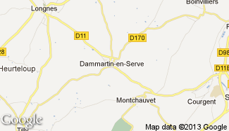 Plan de Dammartin-en-Serve