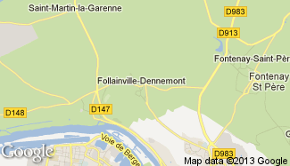 Plan de Follainville-Dennemont