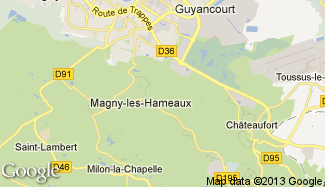 Plan de Magny-les-Hameaux