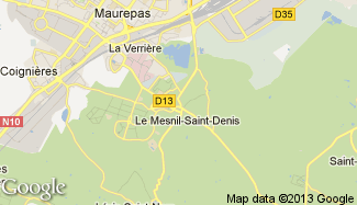 Plan de Le Mesnil-Saint-Denis