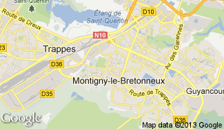 Plan de Montigny-le-Bretonneux