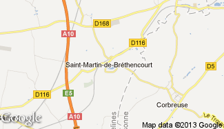 Plan de Saint-Martin-de-Bréthencourt