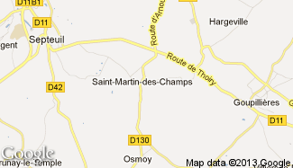 Plan de Saint-Martin-des-Champs