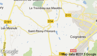 Plan de Saint-Rémy-l'Honoré