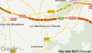 Plan de La Villeneuve-en-Chevrie