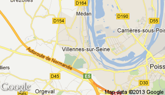 Plan de Villennes-sur-Seine