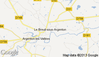 Plan de Le Breuil-sous-Argenton