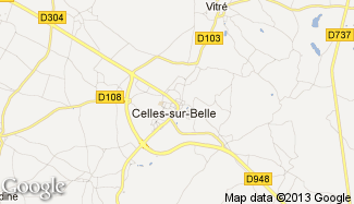 Plan de Celles-sur-Belle