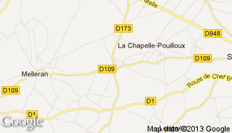 Plan de La Chapelle-Pouilloux