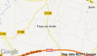 Plan de Faye-sur-Ardin