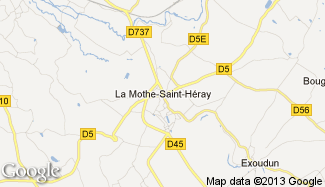 Plan de La Mothe-Saint-Héray