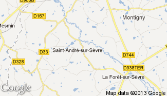 Plan de Saint-André-sur-Sèvre