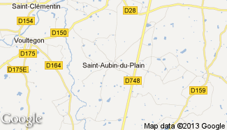 Plan de Saint-Aubin-du-Plain