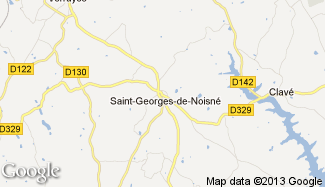 Plan de Saint-Georges-de-Noisné