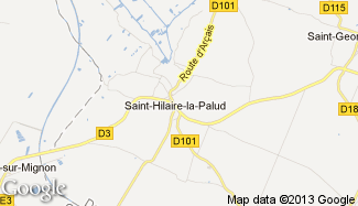 Plan de Saint-Hilaire-la-Palud