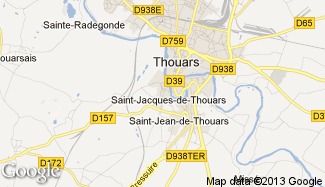 Plan de Saint-Jacques-de-Thouars