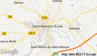 Plan de Saint-Maixent-l'École