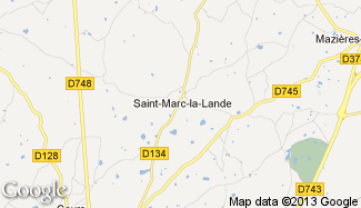 Plan de Saint-Marc-la-Lande