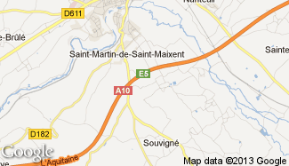 Plan de Saint-Martin-de-Saint-Maixent