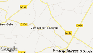 Plan de Vernoux-sur-Boutonne