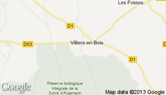 Plan de Villiers-en-Bois