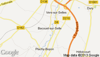 Plan de Bacouel-sur-Selle