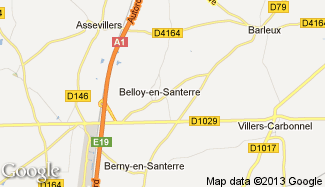 Plan de Belloy-en-Santerre