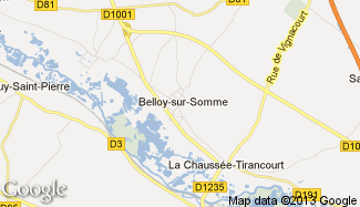 Plan de Belloy-sur-Somme