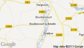 Plan de Bouillancourt-la-Bataille