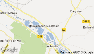 Plan de Bouvaincourt-sur-Bresle