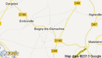 Plan de Buigny-lès-Gamaches