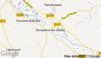 Plan de Dompierre-sur-Authie