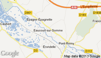 Plan de Eaucourt-sur-Somme