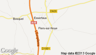 Plan de Flers-sur-Noye